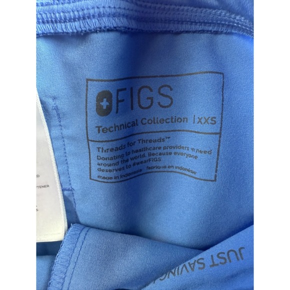 FIGS‎ Zamora Jogger Scrub Pants XXS Blue Technical Collection Women's - Picture 5 of 8